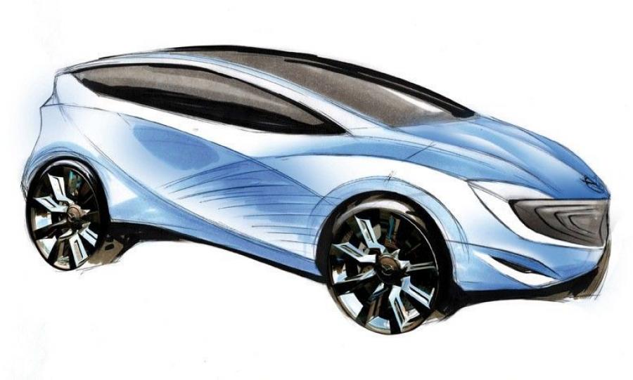  Mazda Hakaze Concept 2007 года  (фото 41 из 106)